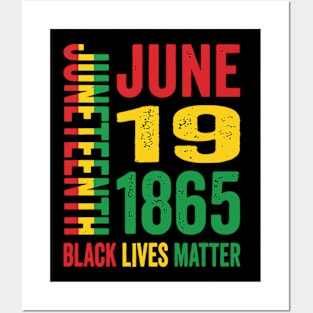 Happy juneteenth Is My Independence Day Posters and Art